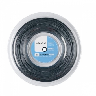 Tennissaite - Luxilon - ALU POWER Rough -  silber - 220 m 