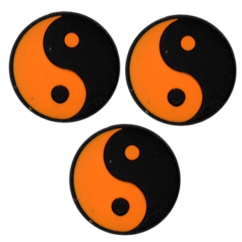Vibrastop- Discho - Yin und Yang - schwarz/orange - 3 Stck. 