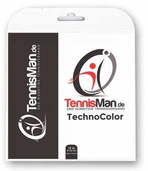 Tennissaite - TechnoColor (SuperDurance) - weiß - 12 m 