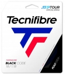 Tennissaite - Tecnifibre - BLACK CODE - 12 m - Schwarz 18 / 1,18 mm