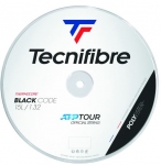 Tennissaite - Tecnifibre - BLACK CODE - 200 m - Schwarz 15L / 1,32 mm