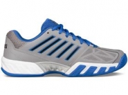Tennisschuhe - K-SWISS Bigshot Light LTR - Titanium/Black/Strong Blue - Outdoor - 2018 EU 40/ UK 6,5