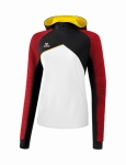 erima - Premium One 2.0 KAPUZENSWEAT Damen-2018 rot/gelb | 44