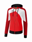 erima - Premium One 2.0 Trainingsjacke mit Kapuze Damen -2018 rot | 48