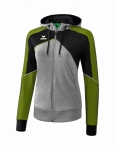 erima - Premium One 2.0 Trainingsjacke mit Kapuze Damen -2018 grau melange | 34