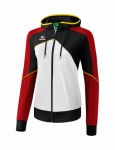 erima - Premium One 2.0 Trainingsjacke mit Kapuze Damen -2018 rot/gelb | 42