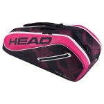 Tennistasche - Head - Tour Team 6R Combi (2017) Schwarz/Pink