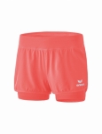 erima - Masters 2 in 1 Shorts Hot coral - Kids - 2018 152