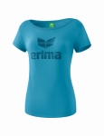 erima Logo T-Shirt - Damen - 2018/2019 niagarablau/tintenblau | 46