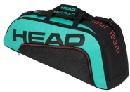 Tennistasche - Head - Tour Team 6R Combi (2020) schwarz/blaugrün