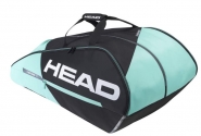 Tennistasche - Head - Tour Team 12R (2022) black/mint