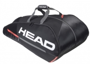 Tennistasche - Head - Tour Team 12R (2022) black/orange