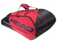 Tennistasche - Head - Tour Team 12R (2022) black/red