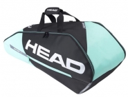Tennistasche - Head - Tour Team 6R (2022) black/mint