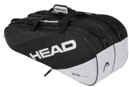 Racketbag - Head - Elite 9R Supercombi (2020) black/white