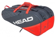 Racketbag - Head - Elite 9R Supercombi (2020) grey/orange