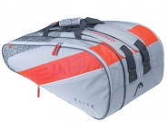 Tennistasche - Head - Elite 12R (2022) grey/orange