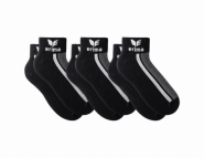 erima 3-Pack Kurzsocken - schwarz 47-50