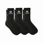 erima 3-Pack Socken schwarz 39-42