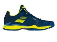 Babolat - JET MACH II ALL COURT MEN - Estate Blue/Fluo Yellow 6 UK / 39 EU