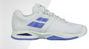 Tennisschuh - Babolat - PROPULSE BLAST ALL COURT - White/Wedgewood - Women - 2018 EU 36/UK 3,5