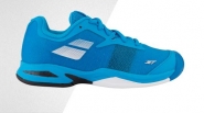 Tennisschuhe - JET ALL COURT JUNIORS - Diva Blue/White - 2018 6,5
