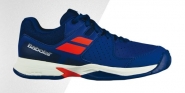 Tennisschuhe - PULSION CLAY JUNIORS - Estate Blue/Orange - 2018 UK 6/EU 39
