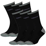 SYMPATICO Tennissocken 3 Paar 35-38 | schwarz