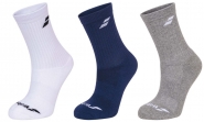 Babolat - 3 PAIRS PACK JUNIOR (2023/2024) 31/34 | weiss/blau/grau