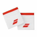 Babolat - Jumbo Wristband (Doppelpack) weiß/fiesta rot