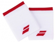 Babolat - LOGO JUMBO WRISTBAND (2020) weiss/rot