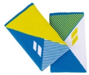 Babolat - REVERSIBLE JUMBO WRISTBAND (2020) blau/gelb