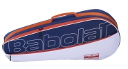 Tennistasche - Babolat - Racket Holder x3 ESSENTIAL (2021) weiß/blau/rot