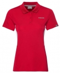 Head - CLUB Tech Polo Shirt  - Damen (2019) rot | L