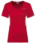 Head - CLUB Tech T-Shirt - Damen (2019) rot | M