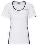 Head - CLUB Tech T-Shirt - Damen (2019) weiß/dunkelblau | M