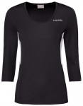 Head - CLUB Tech 3/4 Shirt - Damen (2019) schwarz | 2XL