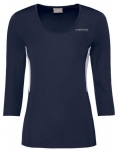 Head - CLUB Tech 3/4 Shirt - Damen (2019) dunkelblau | 2XL