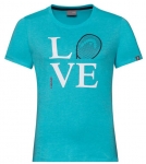 Head - LOVE T-Shirt - Damen (2020) aquablau | M