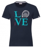 Head - LOVE T-Shirt - Damen (2020) dunkelblau | XL