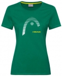 Head - CLUB LARA T-Shirt - Damen (2020) nile grün | XS