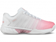 Tennisschuhe - K-SWISS - HYPERCOURT EXPRESS HB - White/Pink Lemonade/Coral Blush - 2019 8 UK / 42 EU