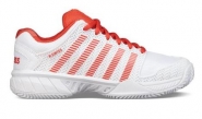 Tennisschuhe - K-SWISS HYPERCOURT EXPRESS HB - White/Fiesta - Women - 2018 6,5 UK / 40 EU