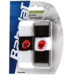 Babolat - Schweißband - Jumbo Wristband - 2 Stk. schwarz/weiss