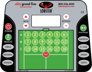 Lobster Ersatzteil - Bedienfeld (Tastatur) : Elite Grand V LE 