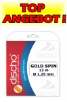 Tennissaite - DISCHO GOLD SPIN - 12 m 