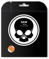 Tennissaite - BLACK SKULL - SAW - orange - 12 m 