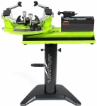 Besaitungsmaschine - SUPERSTRINGER T70 LE - grün - mit premium Standfuß Badminton Zangen
