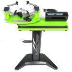 Besaitungsmaschine - SUPERSTRINGER T80 LE - grün - mit premium Standfuß Tennis Zangen