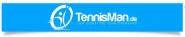 Sichtblende - Windschutzblende - Tennisman.de hellblau/weiss
